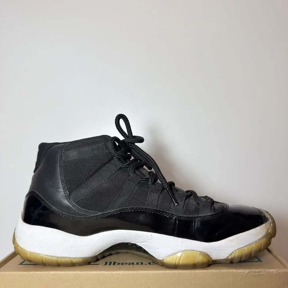 Nike Air Jordan 11 Retro 2009 Space Jam Black Mens Size 10.5 Basketball Shoes